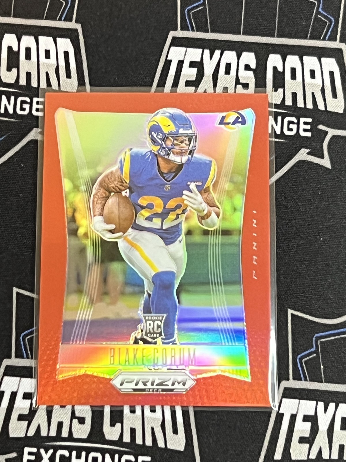 2024 Panini Prizm Deca - Blake Corum #189 Red Prizm /199 (RC)