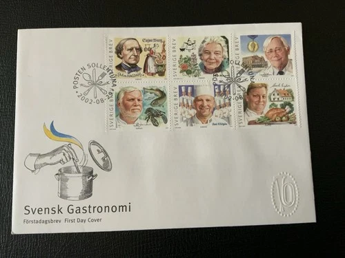 Sweden 2002 #2444 Chefs - FDC
