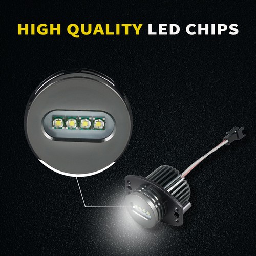 2x Luz LED blanca para señalización de ojos de ángel para BMW E90 E91 Pre-LCI 325i 328i 330i 335i - Imagen 5 de 9