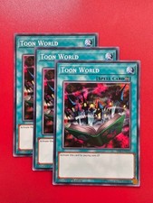 3x Yugioh SS01-ENC12 Toon World Speed Duel Common 1st Edition NM x3