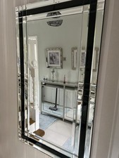 Long Big Black Edge Mirror Living Room Bedroom