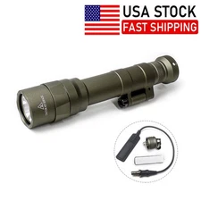 For M640DF Flashlight Tactical LED Light 1200 Lumen Offset Mount Hunting Rail US