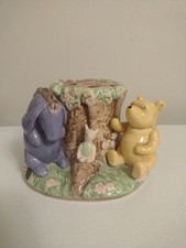 Disney Winnie The Pooh Springs Eeyore Piglet Ceramic Toothbrush Holder
