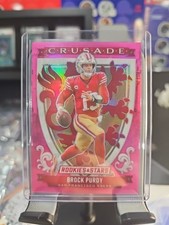2025 Panini Rookies & Stars CRUSADE  Brock Purdy Pink /75 San Francisco 49ers 