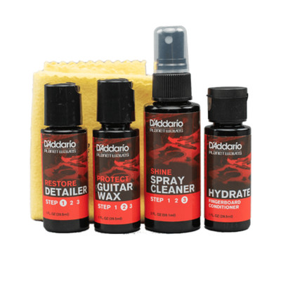 D'Addario Instrument Gitarre Hydrat Fingerbaord Conditioner Tuch Essentials