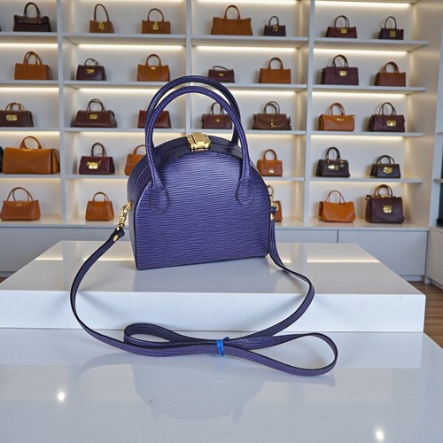 Vintage Fendi 2-way baguette Purple Cross Body Iconic Authentic 1990s EXCELLENT