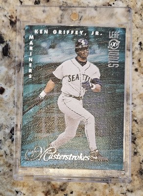  1996 Leaf Studio Master Strokes Ken Griffey Jr #7 Sample Promo /5000  