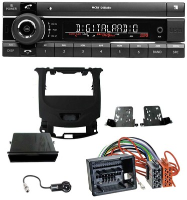 Kienzle Bluetooth MP3 USB DAB Autoradio für Chevrolet Cruze ab 2016 Klavierlack/