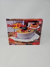 The Original Keep It Hot Microwaveable Hot Plate As Seen On TV TELEbrands NIB