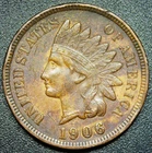 XF 1906 1C Indian Head Cent
