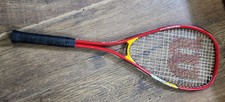 Wilson Hyper Team 300 Red & White & Gold Squash Racket