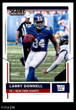 2017 Score #278 Larry Donnell Giants-FB Grambling St 8 - NM/MT
