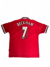Vintage Beckham Manchester United 1998 00 Football Home Jersey Shirt Size XL