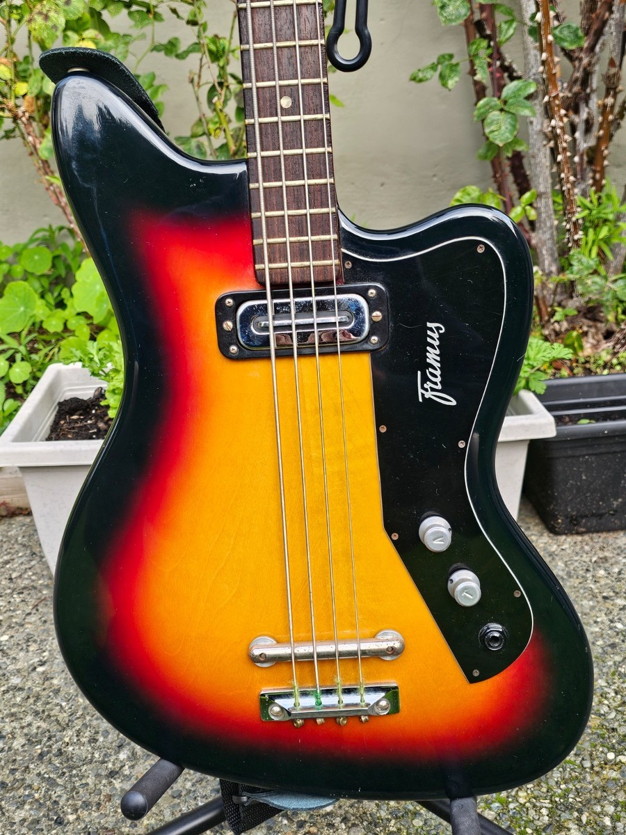 1969 Framus Apollo Bass – Vintage W German Short-Scale | Sunburst