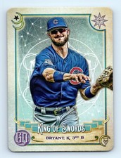 2020 Topps Gypsy Queen - Tarot of the Diamond Authentics Kris Bryant Chicago