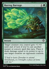 Burrog Barrage Foil (141) Secrets of Strixhaven SOS MTG Magic