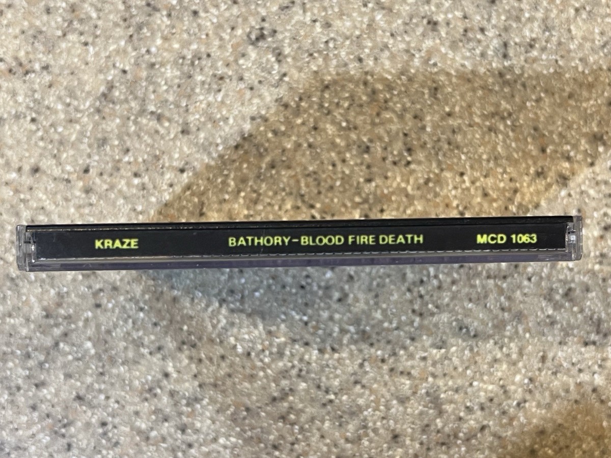 Bathory Blood Fire Death Cd Kraze Edition | eBay