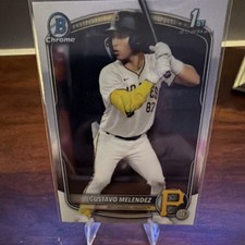 2025 Bowman Draft Chrome 1st Bowman Gustavo Melendez Pirates #BDC-112