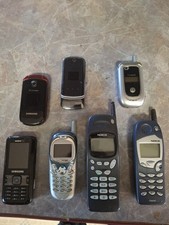 Lot Of 7 Cell Phones For Parts. Samsung, Nokia, Motorola