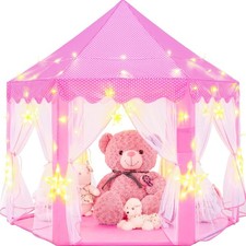 EVOIONOS Princess Tent for Girls, Castle Tent for Girls, Princess Castle Play...