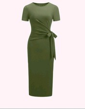 BNWT Army Green Yozy Ladies Dress Size XL