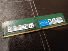 Micron 8GB 1x8GB 2133 MHz PC4-17000 DDR4 ECC RAM MTA18ASF1G72AZ-2G1B1ZI