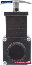 Valterra Dump Valve - 1.5 Inch, Silver/Black