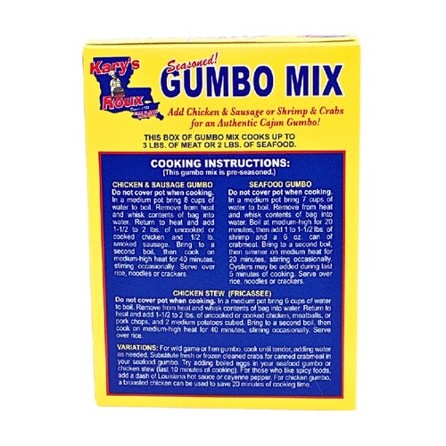 Cajun Gumbo Mix assaisonné repas rapide ajouter viande fruits de mer étagère stable boîte de 5 oz neuf - Photo 6/9