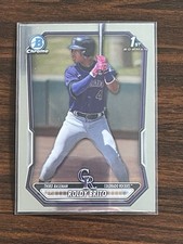 2026 Bowman Chrome Roldy Brito 1st Bowman Chrome ROCKIES