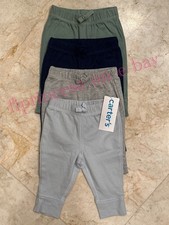 NWT CARTER'S Baby 4-Pack Pull-On Pants Set, 3M