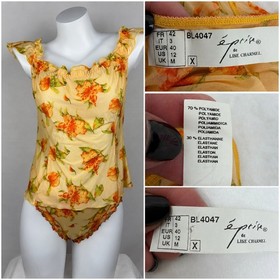 VTG Eprise de Lise Charmel Lingerie Set Size M French Luxury Floral Coquette
