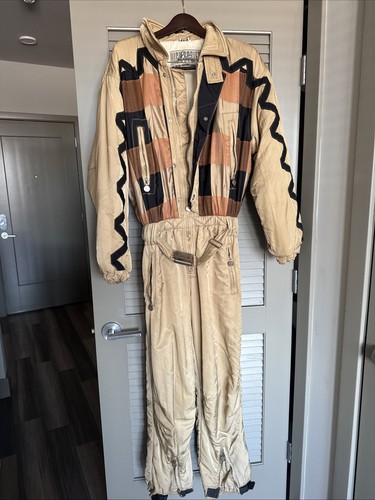 High Society Vintage Retro Ski Snow Suit