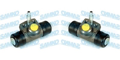 2x SAMKO Radbremszylinder Hinterachse für Seat Arosa 6H Audi 80 81 85 B2