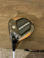 LH CALLAWAY MAVRIK Subzero Driver 9°- NEW Fujikura FUEL 63X (X-stiff) 45.5”