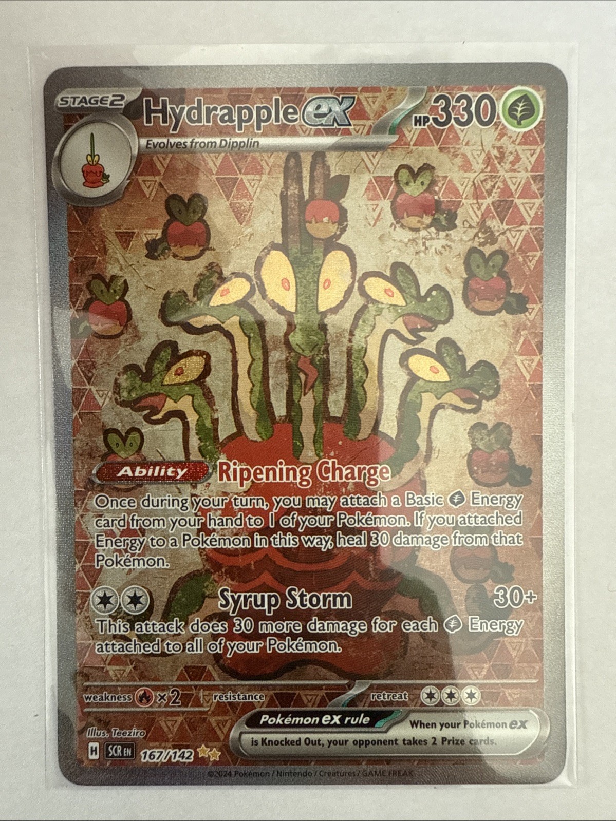 Hydrapple Ex 167/142 Stellar Crown Pokemon