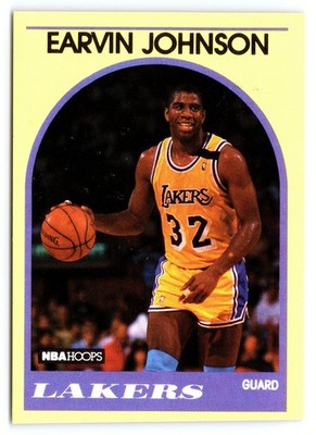 1989-90 NBA Hoops - Sears Superstars Magic Johnson #47