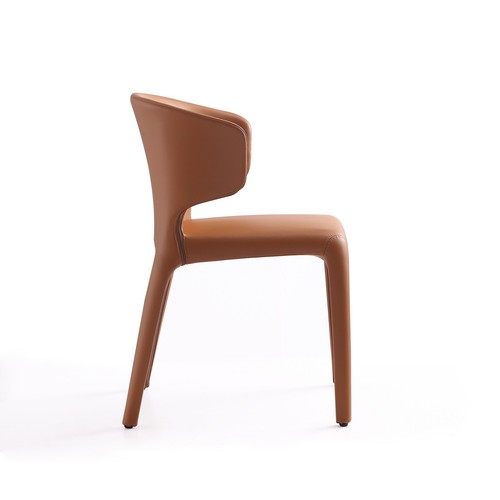 Carson Carrington Idloken Leather Upholstered Dining Chair - - Picture 5 of 20