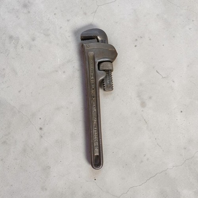 #ad VINTAGE RIGID 10quot; Heavy Duty Pipe Wrench USA The Ridge Tool Co. Elyria Ohio $13.00