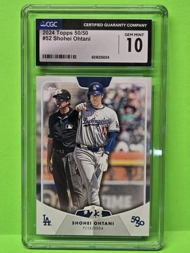 2025 Topps 50/50 Shohei Ohtani #52 CGC10