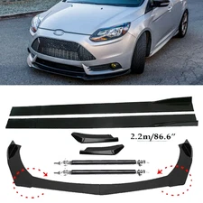 Front Bumper Lip Spoiler Splitter Car Body Rear For Ford Focus 2012-2014
