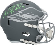 Nick Foles Philadelphia Eagles Autographed Riddell Slate Speed Replica Helmet