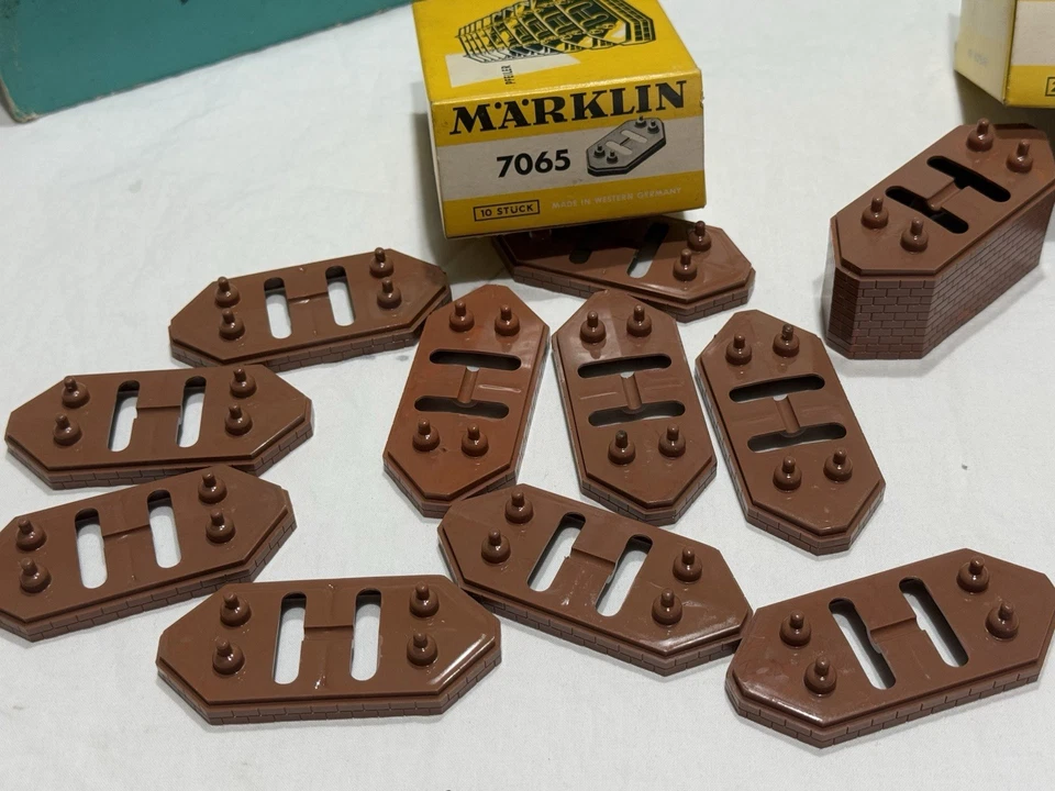 Marklin HO 2 Ponti Ad Arco 7163 + 1 Piloni 7065 + 2 7064 No Lima - Immagine 3 di 4