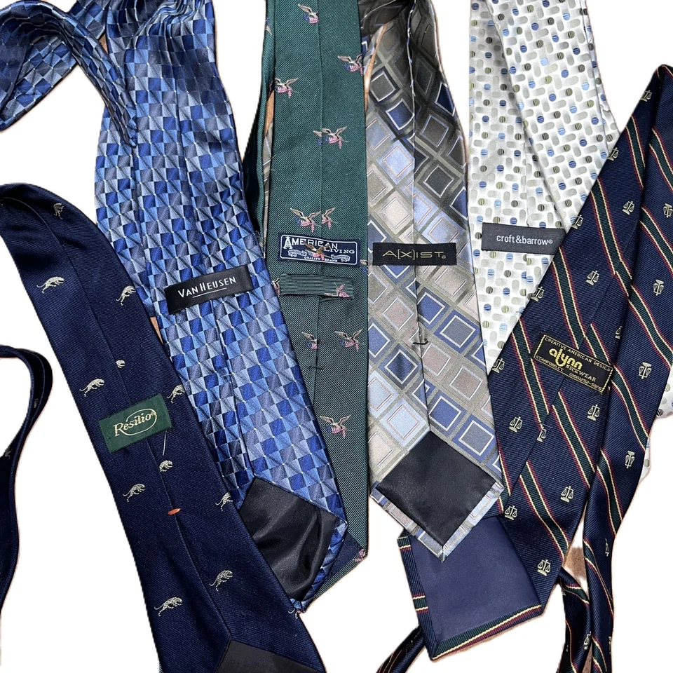 Juego de 6 -- Corbata estampada para hombre paquete de 6 talla estándar Foto 4 de 4