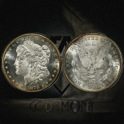 1878-S Morgan Dollar PCGS MS63 90% SILVER Coin