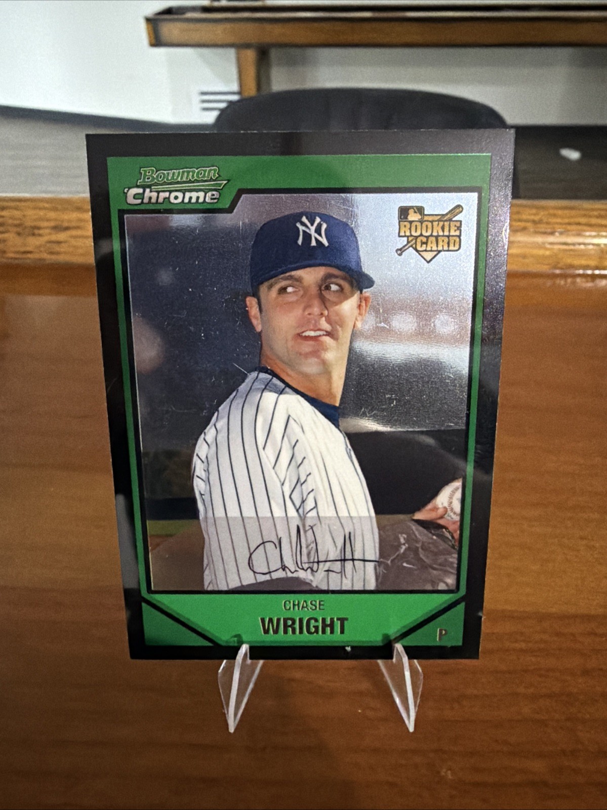 2007 Bowman Draft Picks & Prospects - Chrome Chase Wright #BDP4 (RC)