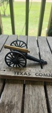 Vintage Brass Cast Iron Mini Cannon C 1/2 MF CO