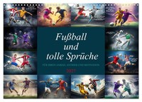 "Calendar 2027 · US Version · Soccer And Great Sayings (Wall Calendar 2027 17\" ×"