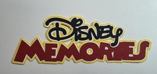 Disney Memories Layered Die Cut Scrapbooking Embellishment