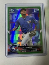 2018 Bowman Chrome Baseball DJ Daniels Green /99