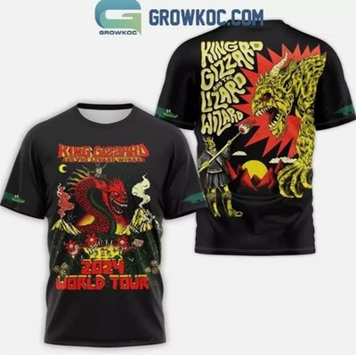 King Gizzard And The Lizard Wizard 2024 World Tour 3D T-Shirt   P69.252